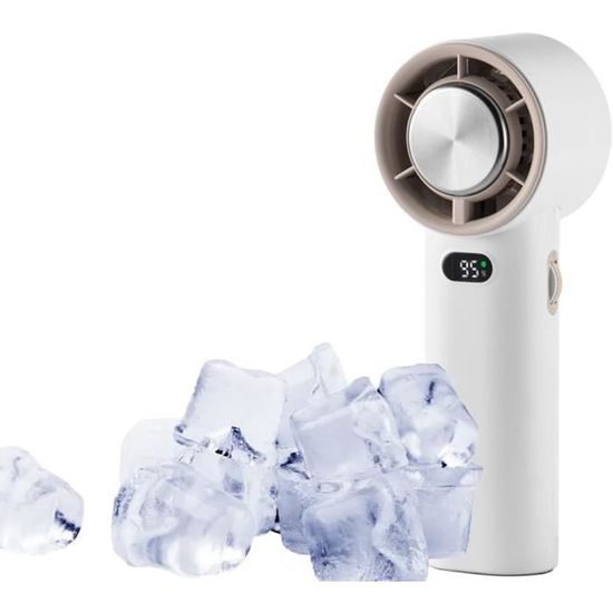 Mini Ventilateur Refroidisseur Robot Chat - Refroidit Boissons Et Aliments En 3 Min, Portable, Rechargeable USB - 2 Vitesses