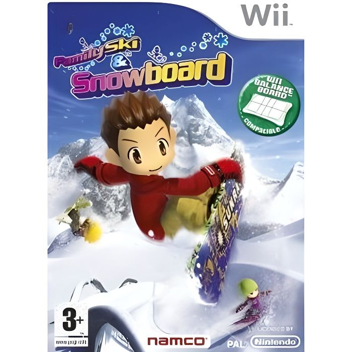 Atari Family Ski &Amp; Snowboard (Compatible Avec Le Wii Bal