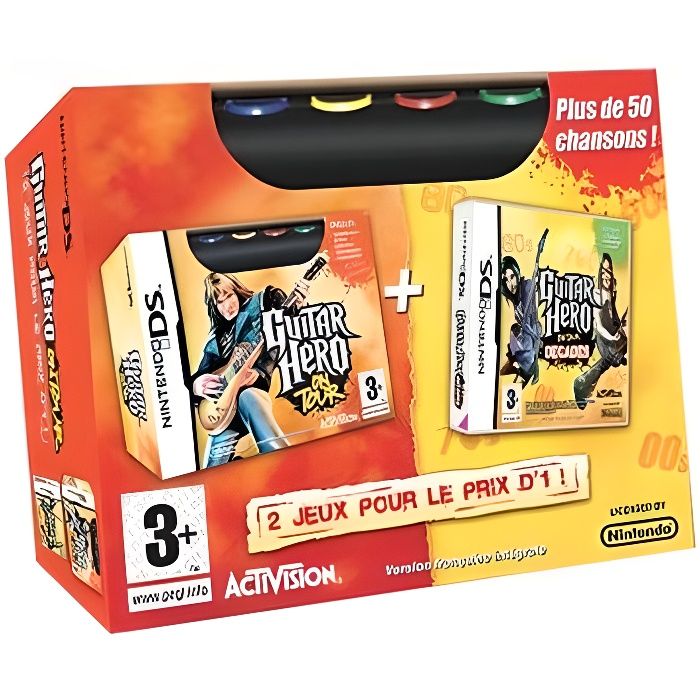 Activision Double Pack Guitar Hero / Jeu Console Ds