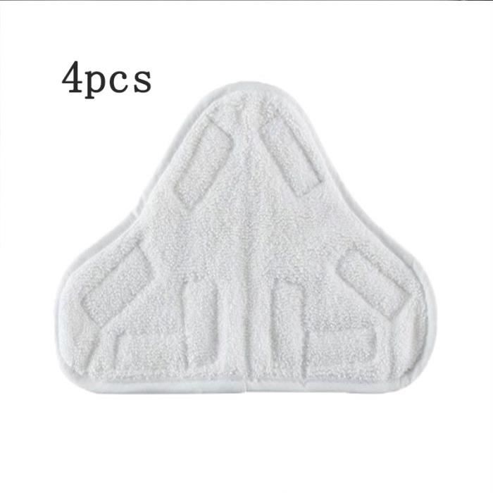Lot de 4 lingettes microfibres lavables pour balai vapeur H2O H20 X5(4pcs)