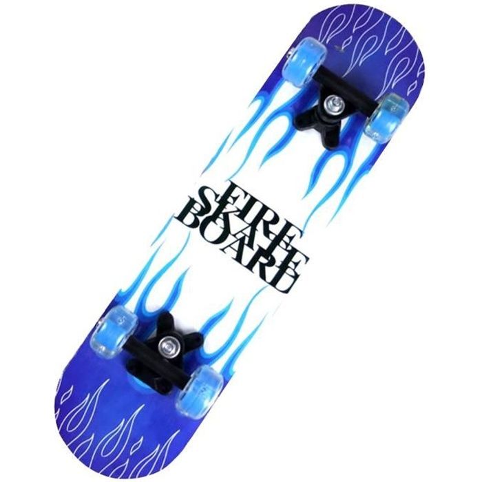 Skateboard Adult Maple Board Double Warped Skateboard Skateboard à quatre roues el029