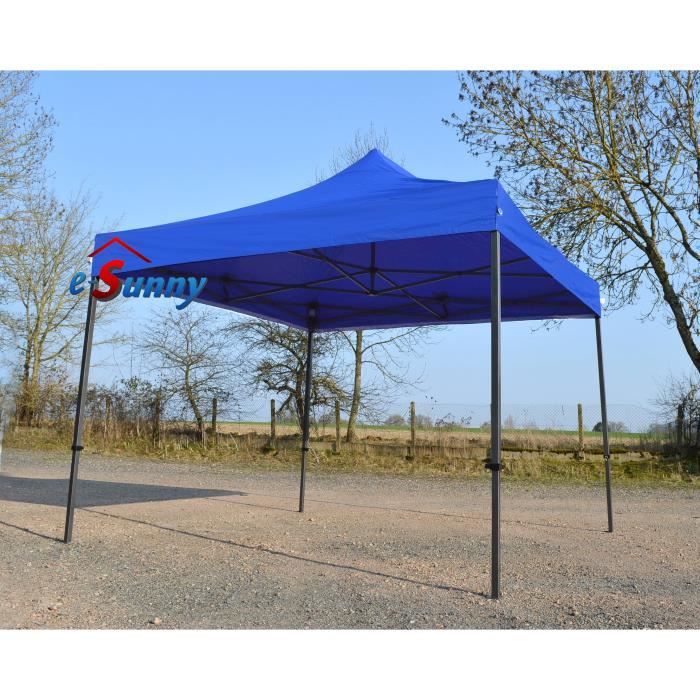 Barnum Pliant 3x3m Bleu - Tente Pliante semi Pro