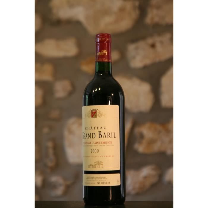 Vin rouge, Château Grand Baril 2000 Rouge