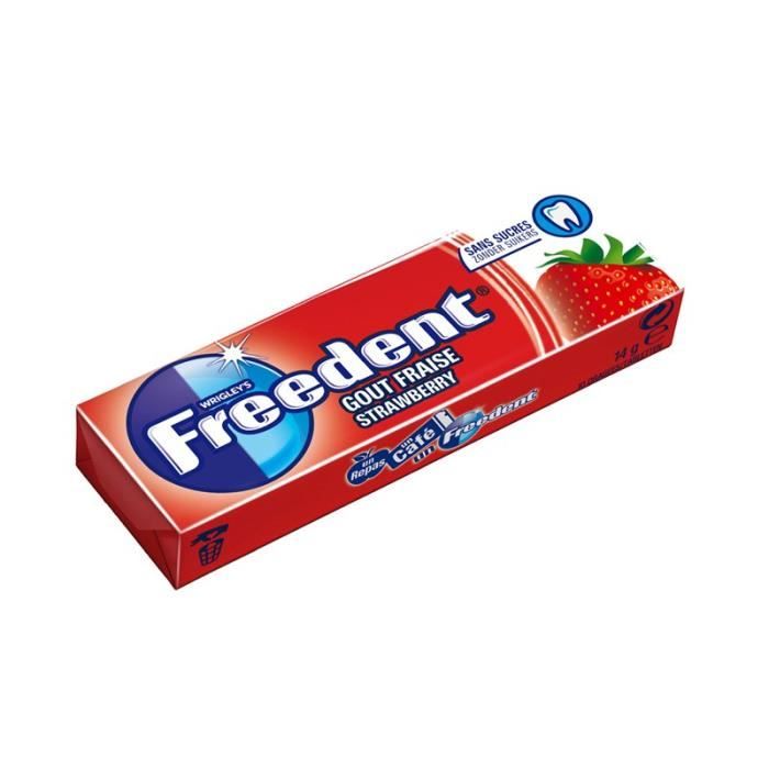 Freedent Fraise (Boîte de 30 pièces)