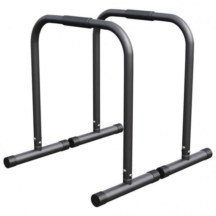 Barres parallèles Gorilla Sports - Hauteur: 73 cm - Coloris : noir