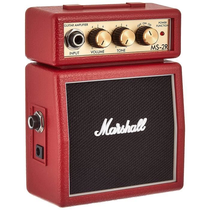Eléments séparés Marshall Amp MS2 Mini Amp: Red 59025