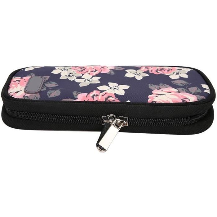 EBTOOLS Sac de stockage au froid à insuline Sac isotherme réfrigéré à insuline portable pour les soins des patients (fleur