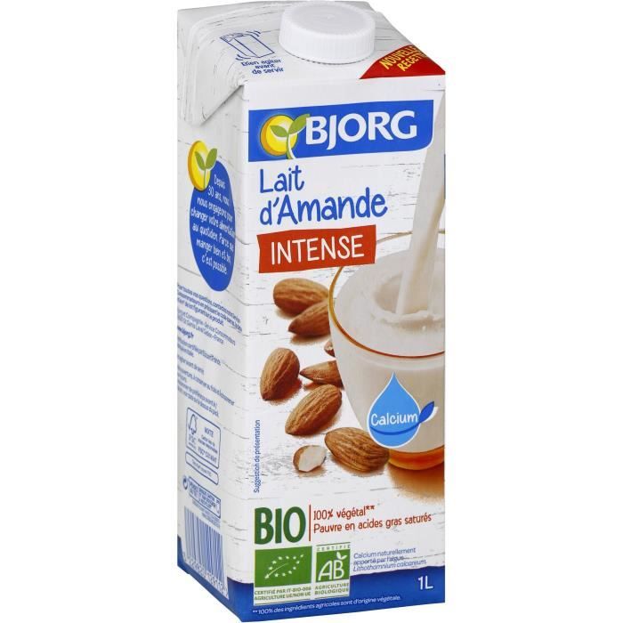 Lait d'amande intense 1l Bjorg