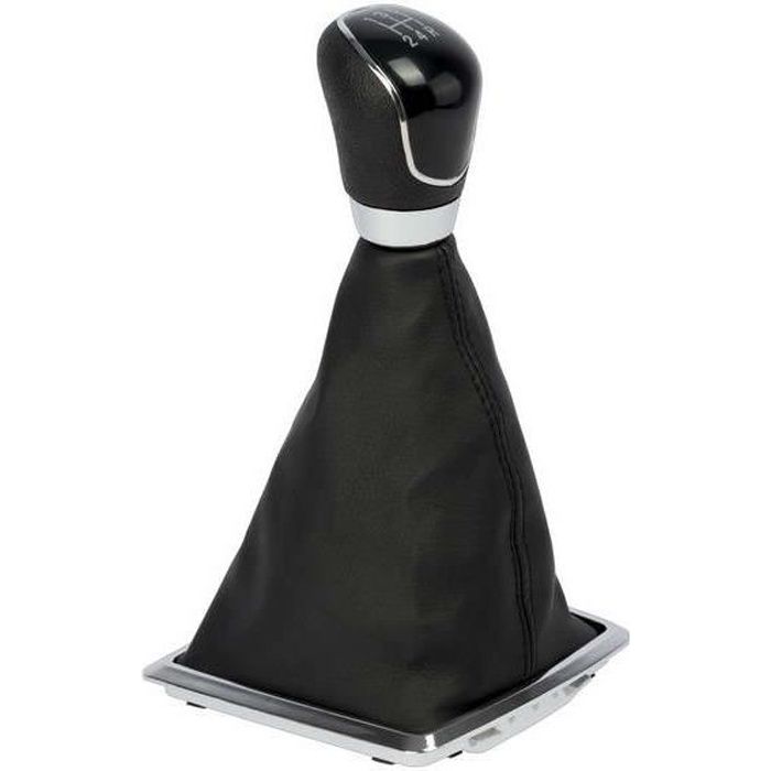 CORONA Pommeau + Soufflet adaptable pour Ford Focus - 5/6 vitesses - Noir