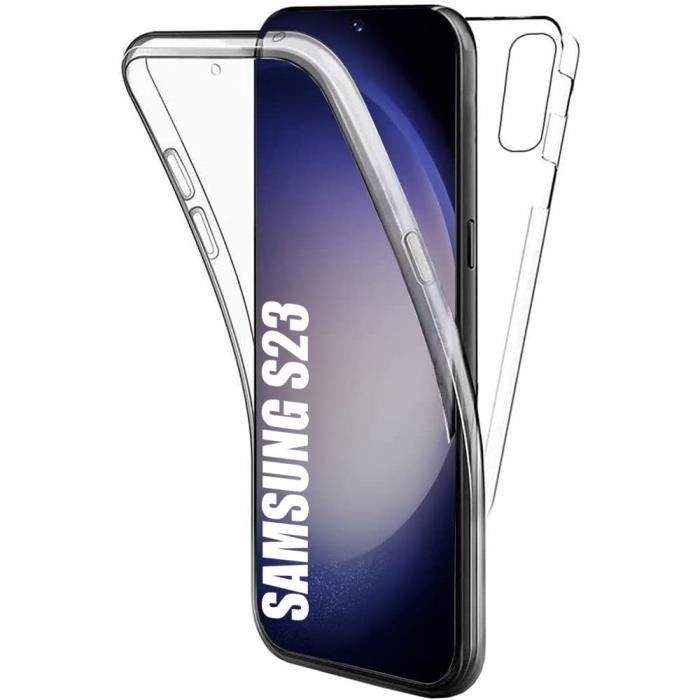 Coque pour Samsung Galaxy S23 Protection Transparente Anti-Rayure Intégrale TPU PC Anti-Choc
