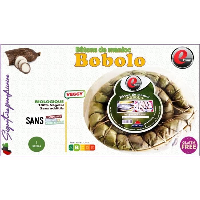 Lot de 2 Bâtons de manioc - Bobolo - signature panafricaine
