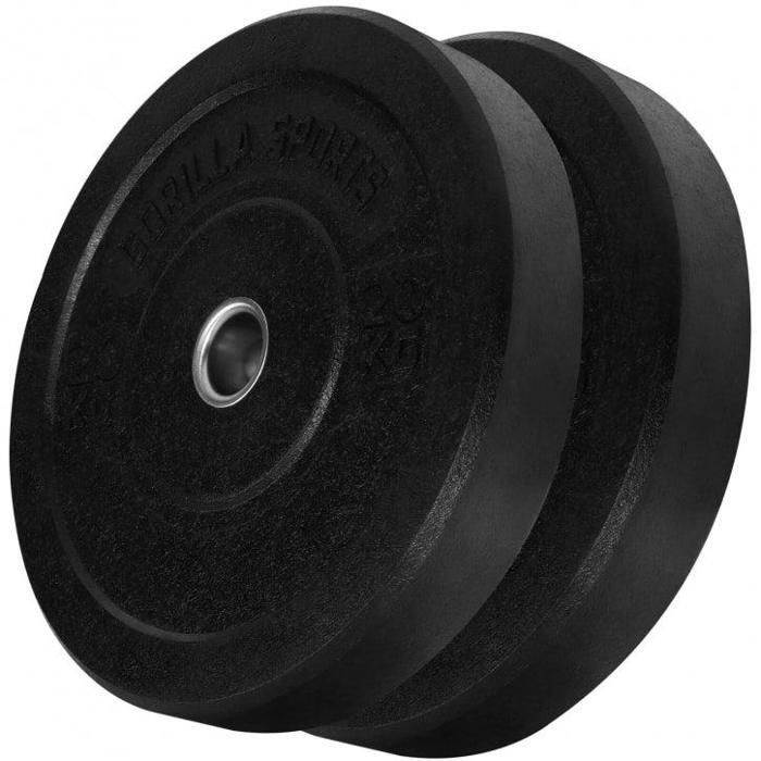 Paire de poids olympique Hi Temp de 20 kg - Avec absorbeur de chocs