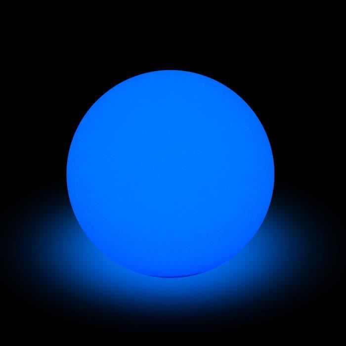 CDaffaires lampe solaire boule pe 8 led multicolore ø40cm