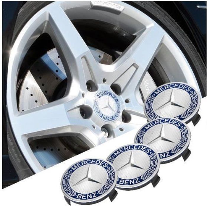 4 Centre de roue MERCEDES Original