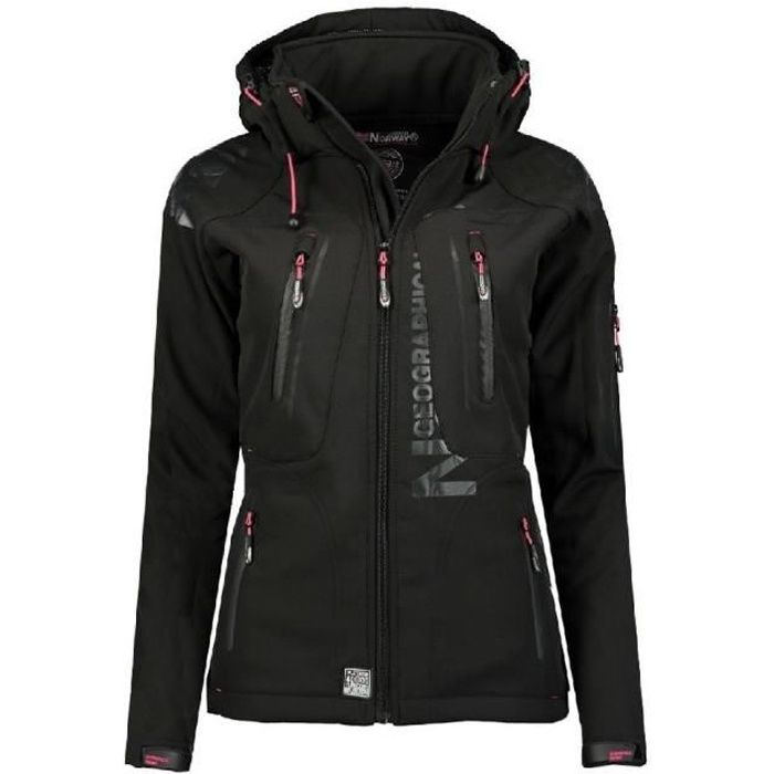 Veste Softshell Noir Femme Geographical Norway Tislande