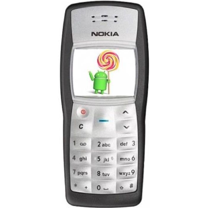 smartphone NOKIA-1100 Noir, débloqué.