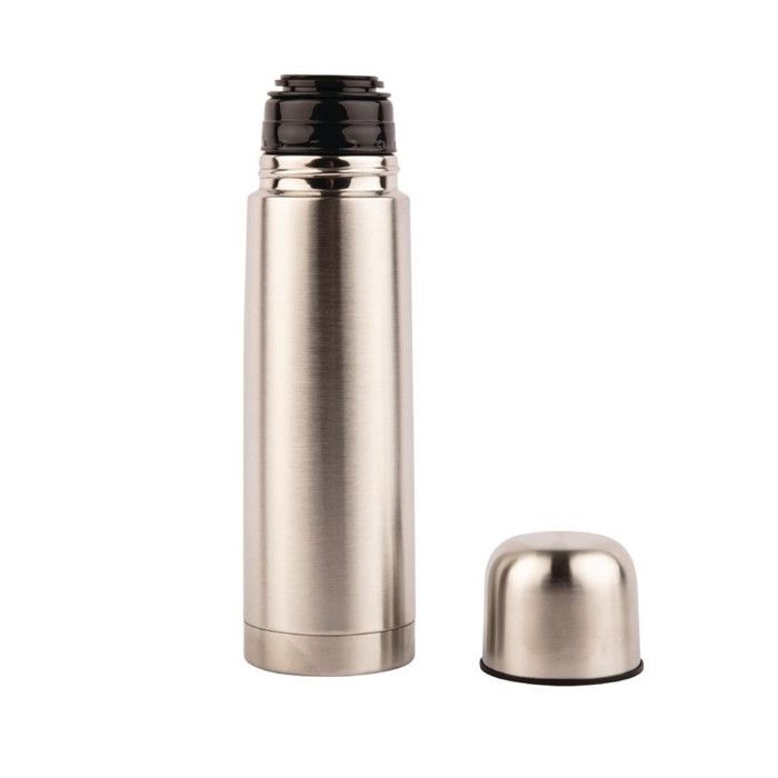 Bouteille Thermos Inox - 1 Litre - Olympia - Inox - CN696 100 cl