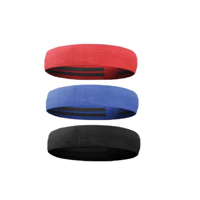3pcs anti-dérapant hanche élastique bande ceinture de résistance de musculation pour la jambe exercices levée fesses actif squats