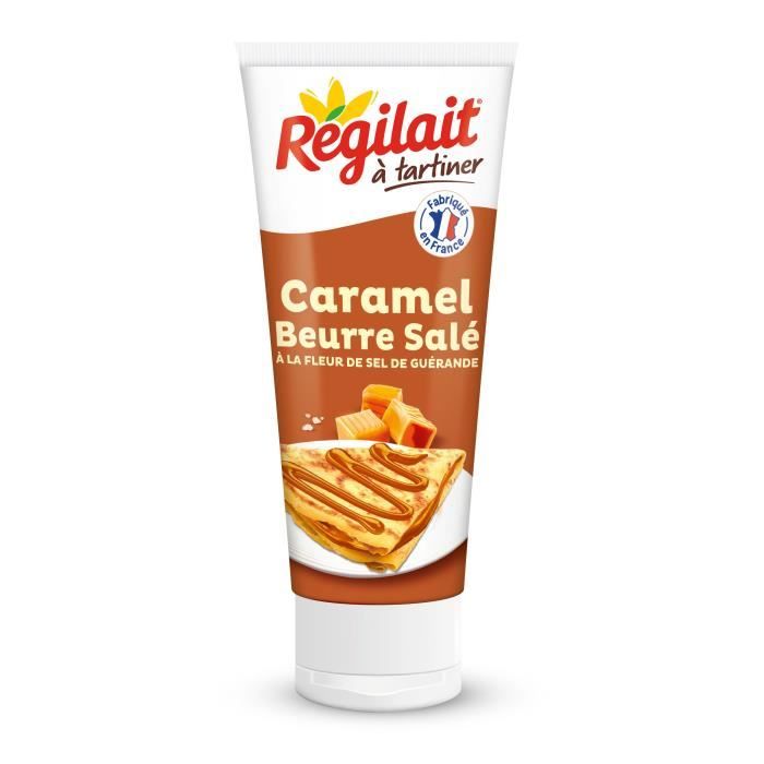 REGILAIT à tartiner Caramel Beurre salé à la fleur de sel de Guérande - En tube - 300 g