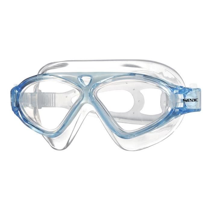 SEAC Lunettes et masque de natation et Snorkeling Vision - Garcon - Bleu
