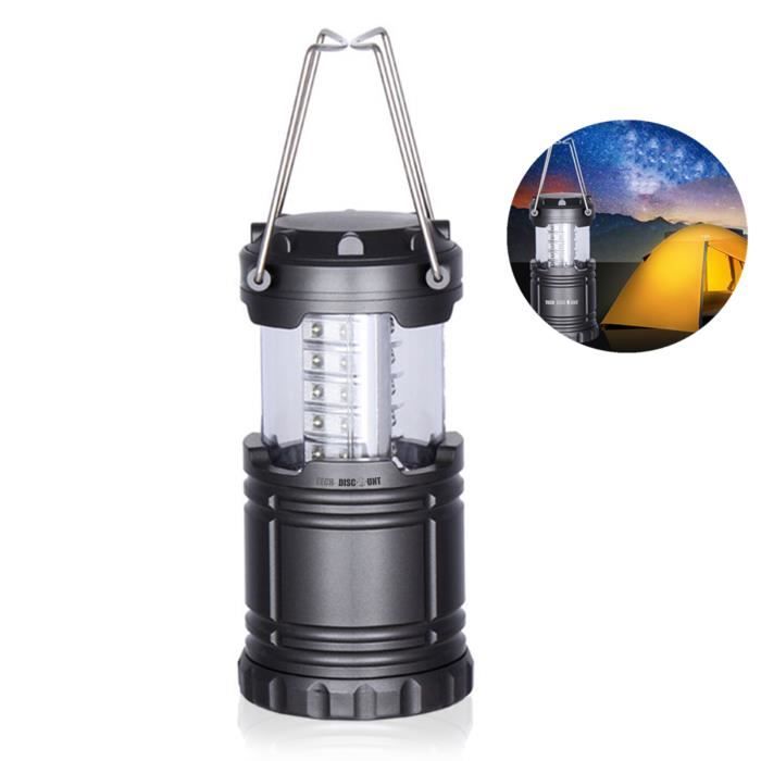 TD® lampe torche de campign led puissante ultra portable exterieur lumiere jardin sans fil sur batterie de securite a main flash