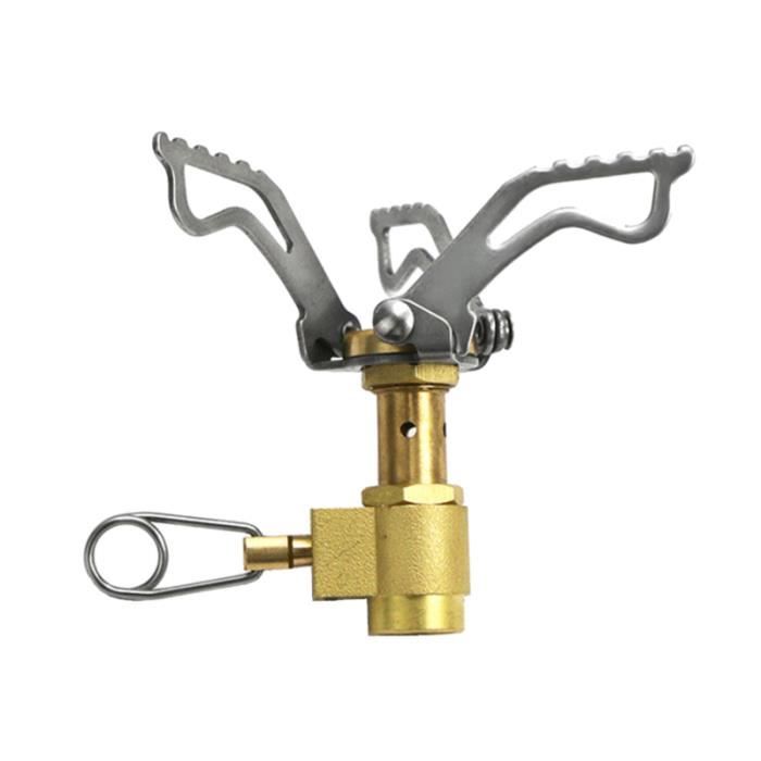 1PC Camping cuisinière à gaz Split Style haute qualité antirouille épaississement Mini taille poêle pour barbecue en RECHAUD