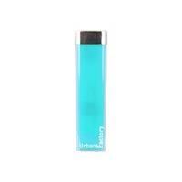 Urban Factory Batterie Externe Lipstick 2600 mAh Bleu Lagon