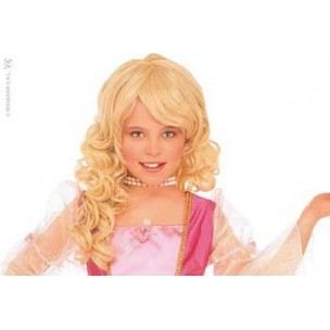 Perruque blonde princesse enfant fées / princesses