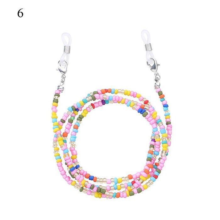 8 Cordons De Lunettes Enfants - Élastiques Réglables Avec Embouts Silicone Antidérapants - Multicolor