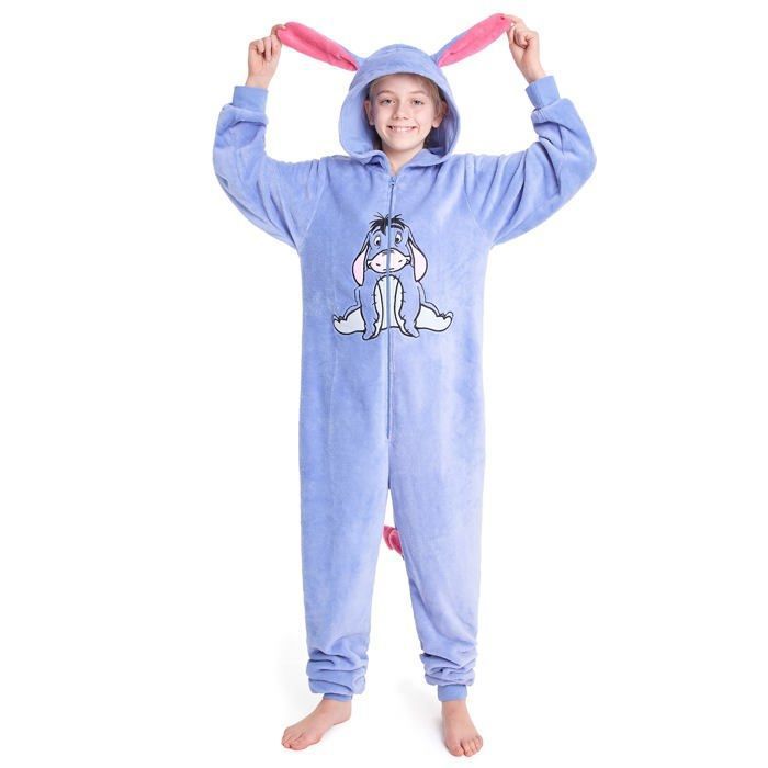 Disney Combinaison Pyjama Enfant Fille Pyjama Stitch Surpyjama Grenouillere en Polaire Fille Onesie Enfant Ado 2 15 Ans Bleu Cdiscount Pret a Porter