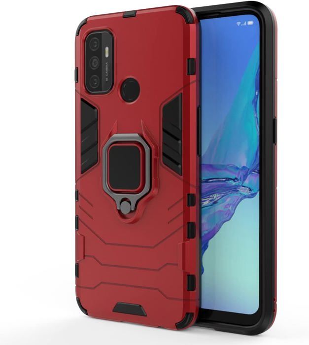 Étui Militaire Antichoc Et Anti-rayures Pour Oppo A53 4G/A53s 4G, Coque De Protection à Rotation