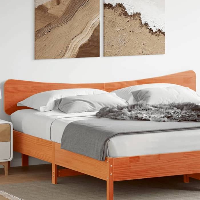 vidaXL Tête de Lit Tête de Lit avec Pieds Meuble de Chambre à Coucher Accessoire de Lit Double Tête de Cadre de Lit 844764