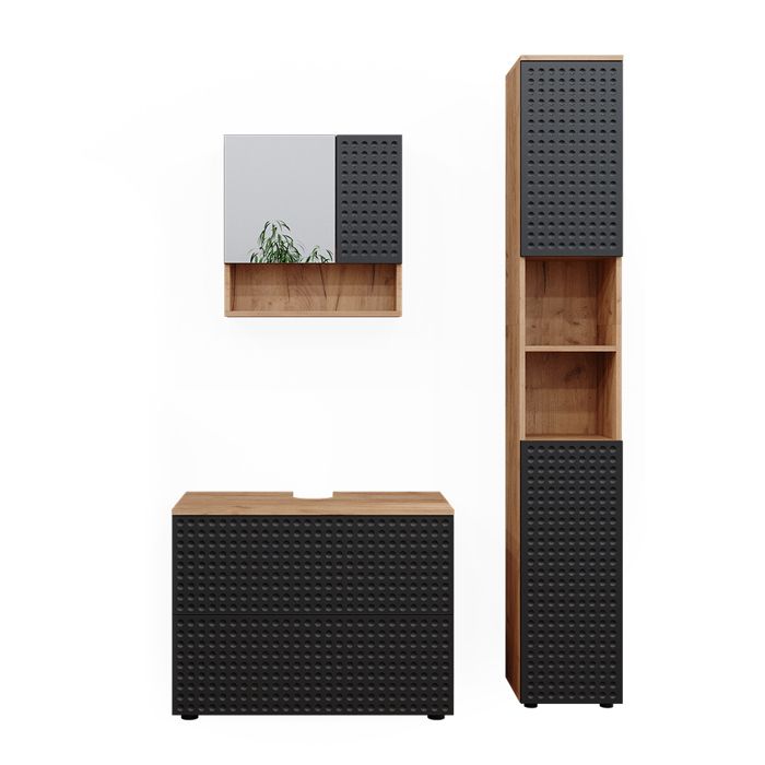 Vicco Meubles bain Irma, 3 pièces, avec armoire de toilette Vicco Meubles bain Irma, 3 pièces, avec armoire de toilette