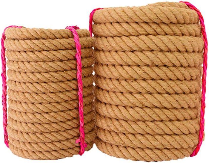 Corde Cordage En Chanvre Synthétique 40mm 5m Toronné Catégorie A [147