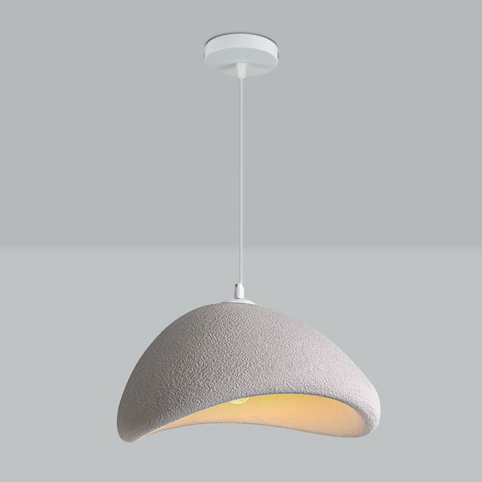 Abat-jour Cylindre Blanc 50x25cm - Tissu Coton, Pour Douille E27 - Suspension, Plafond, Lampadaire