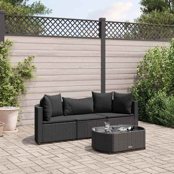 Salon de jardin 4 pcs - vue 3