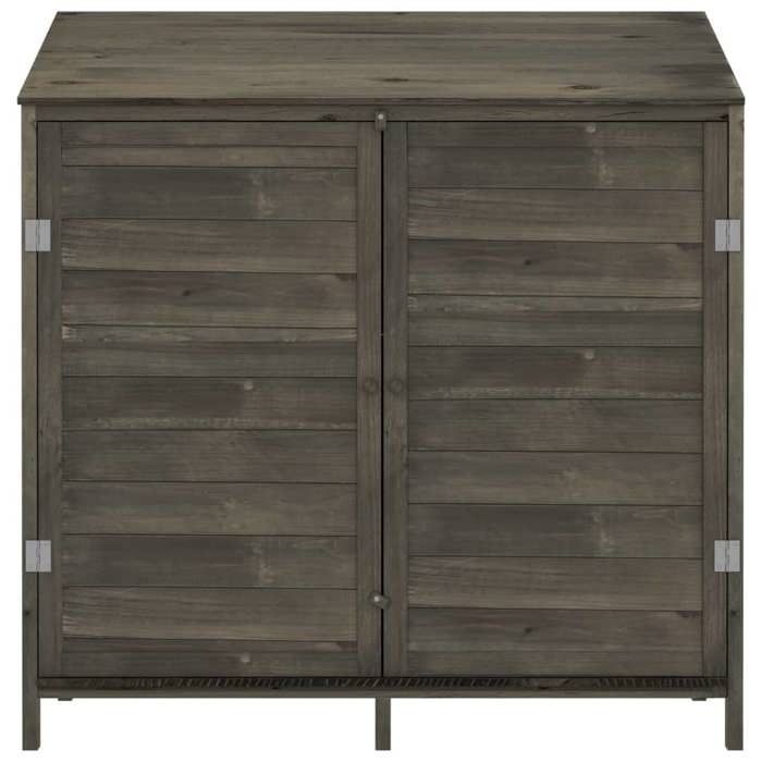 RemiseArmoire Malle de jardin Remise de jardin Anthracite 102 x 52 x 112 cm Bois de sapin solide JILIMAISON2025 33473392