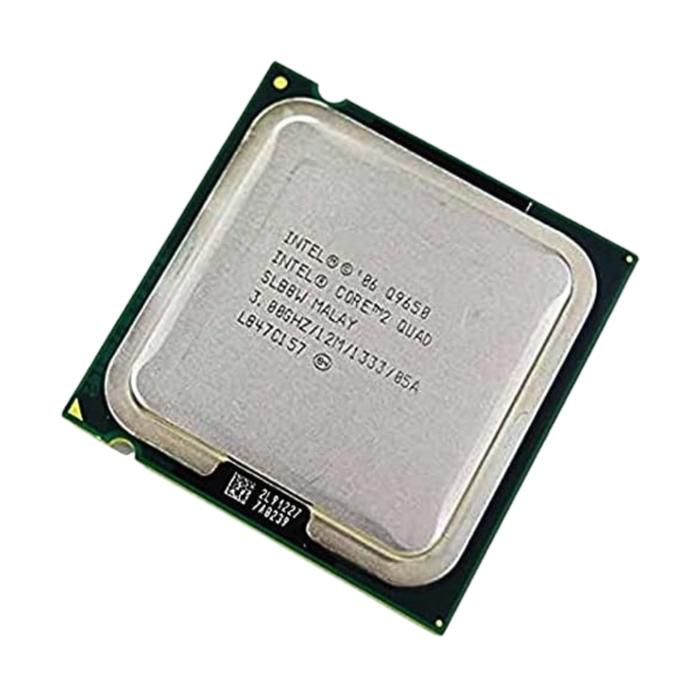 Processeur Core 2 Quad Q9650 Socket LGA 775 4 cœurs 4 threads 3.00 GHz 12 Mo L2 95W