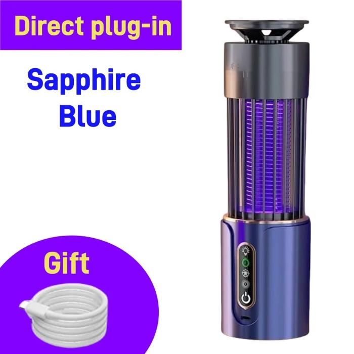 Lampe électrique anti-moustiques 2 en 1 photocatalyseur domestique piège à moustiques Portable Zapper jardinage garage [ANT87]