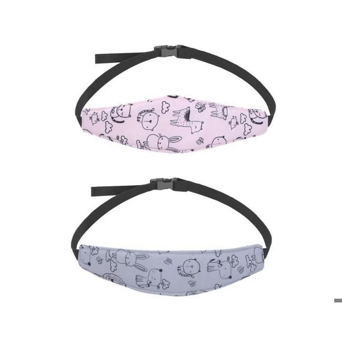 Pack De 2 Serre-têtes Pour Siège Enfant Voiture - Cale Tête Bébé Réglable, Coton Doux, Pour Siège Auto Et Poussette - 12