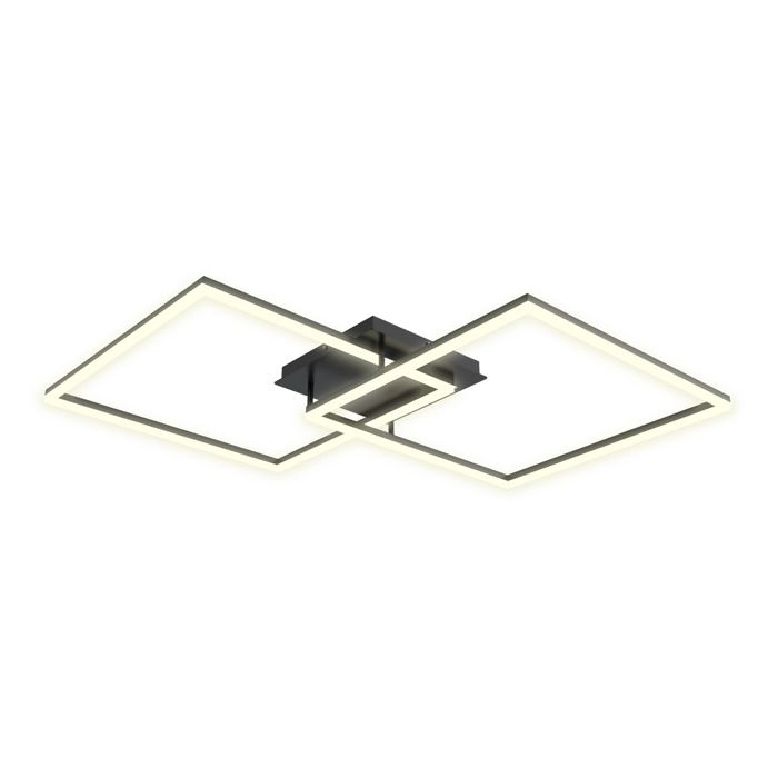 Aufun Plafonnier LED 72W Moderne Géométrique Plafonnier Pour salon chambre salle de bain lampe de salon - Dimmable