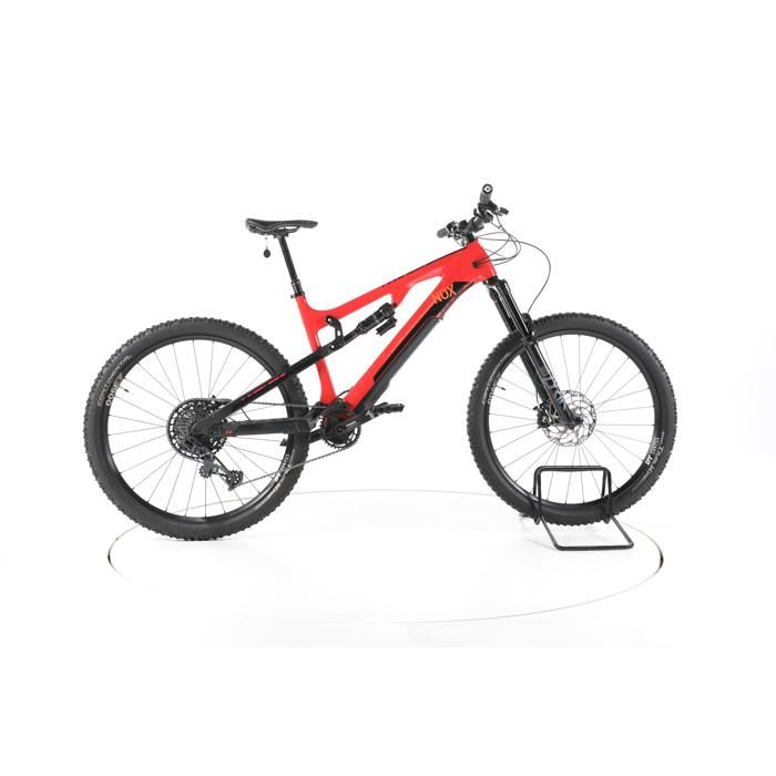 Vélo électrique - Nox Cycles Helium 2.1 All-M 5.9 - rouge - VTT électrique tout suspendu - FAZUA 250 Wh Reconditionné Reconditionné - Nox Cycles reconditionné disponible sur Cdiscount Seconde Vie