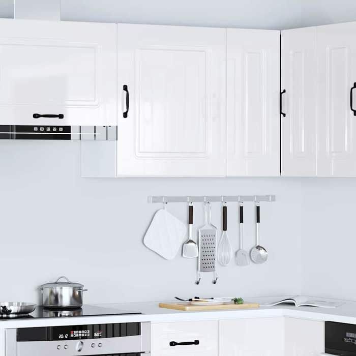 Meuble haut de cuisine Kalmar en bois dingénierie blanc brillant - vidaXL - 50x31x60 cm - bois d’ingénierie - Capacité 55 kg 27028 Meuble haut de cuisine Kalmar en bois dingénierie blanc brillant - vidaXL - 50x31x60 cm - bois d’ingénierie - Capacité 55 kg 27028