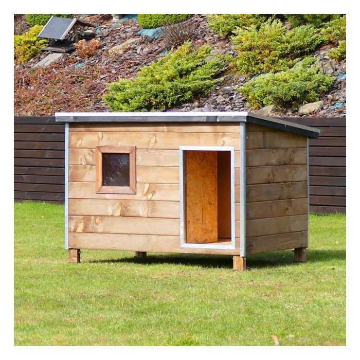 Comparer les prix de Niche Rocky 4 Pour Chien Bois Epicéa Certifié Fsc Taille Xxl