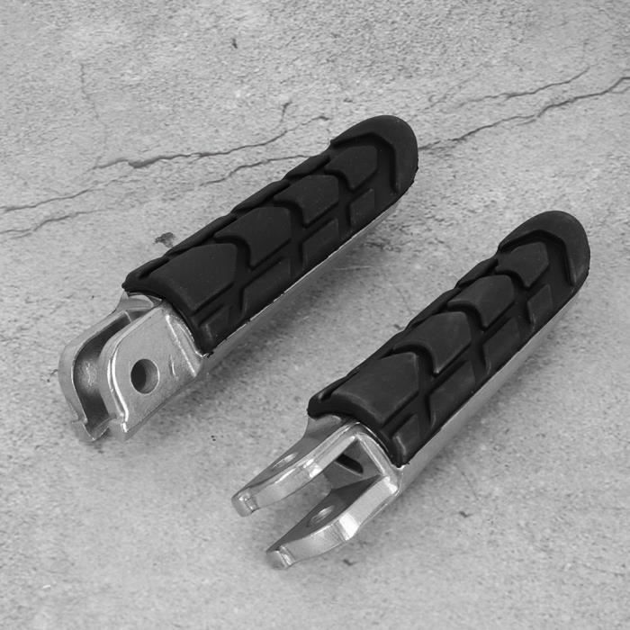 Repose-pieds Moto Métal Noir Élégant – Paire Gauche/Droite Confort & Style