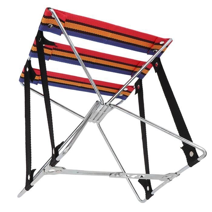 Lot De 2 Tabourets Pliants Vintage Quitch – Camping, Pêche, Plage