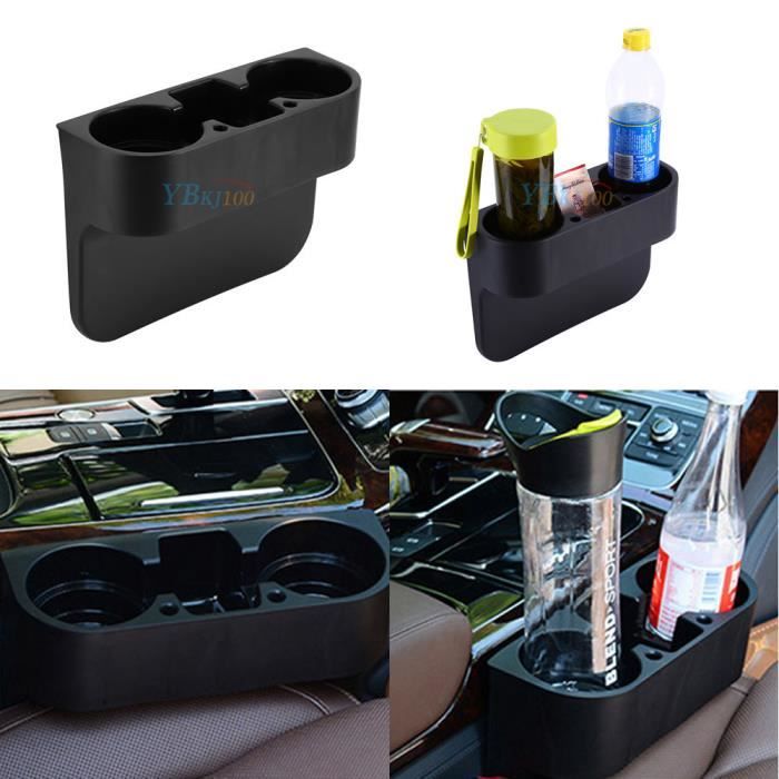 Support porte-gobelet noir voiture portable multifonction