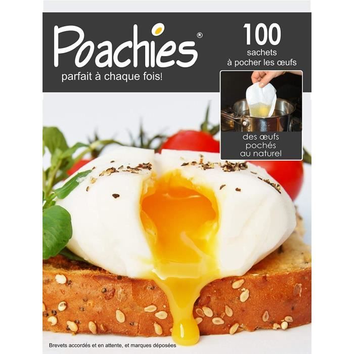 80 Sachets à Pocher Les œufs Youdoit - Poches Réutilisables Pour œufs Pochés - Lot De 4x20 Sachets