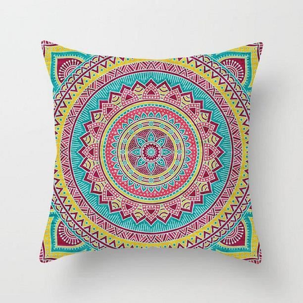 Housse De Coussin Décorative 40x40 Cm - Tissu Doux - Fermeture Zip Invisible - Pour Canapé, Lit, Salon - Lavable En Machine