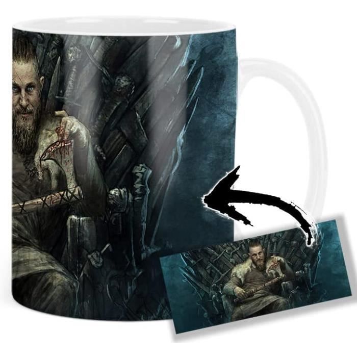 Vikings Ragnar Lodbrok Lagertha Tasse Mug Céramique Blanche 559 - Puériculture & Eveil Vikings Ragnar Lodbrok Lagertha Tasse Mug Céramique Blanche 559 - Puériculture & Eveil